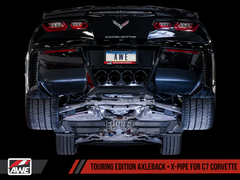 AWE Tuning 14-19 Chevy Corvette C7 Z06/ZR1 (w/o AFM) Track Edition Axle-Back Exhaust w/Black Tips - eliteracefab.com