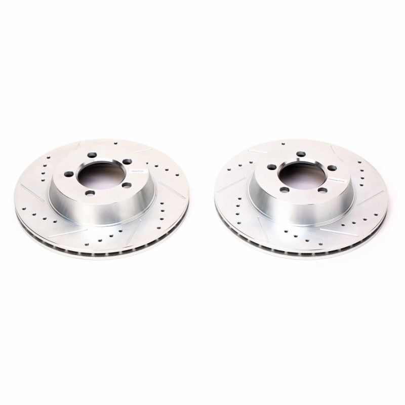 Power Stop 67-72 Dodge Dart Front Evolution Drilled & Slotted Rotors - Pair PowerStop