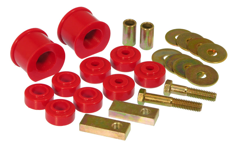 Prothane 76-89 Chrysler Front Sway Bar Bushings - 1in - Red