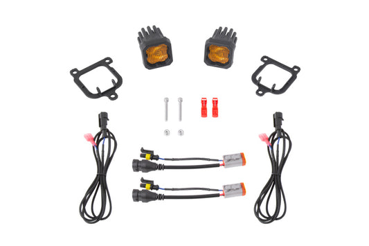 Diode Dynamics SSC1 Type FBS LED Fog Light Kit - Yellow SAE Fog Diode Dynamics