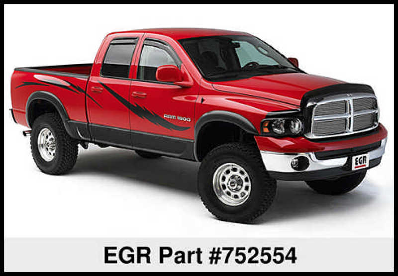 EGR 02-08 Dodge Ram LD Rugged Look Fender Flares - Set