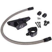 Load image into Gallery viewer, Fleece Performance 06-07 Auto Trans Cummins Coolant Bypass Kit w/ Stainless Steel Braided Line - eliteracefab.com