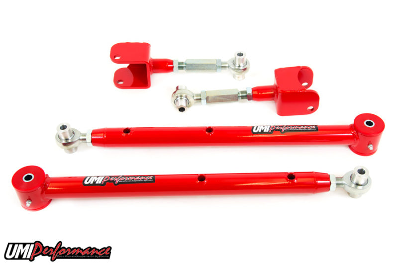 UMI Performance 78-88 GM G-Body Adjustable Upper & Lower Control Arm Kit - eliteracefab.com