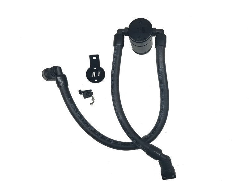 J&L 10-18 Ford Taurus Sho EcoBoost V6 Passenger Side Oil Separator 3.0 - Black Anodized - eliteracefab.com