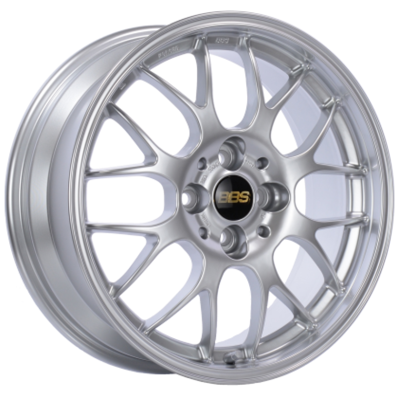 BBS RG-R 19x8.5 5x120 ET32 Diamond Silver Wheel -82mm PFS/Clip Required