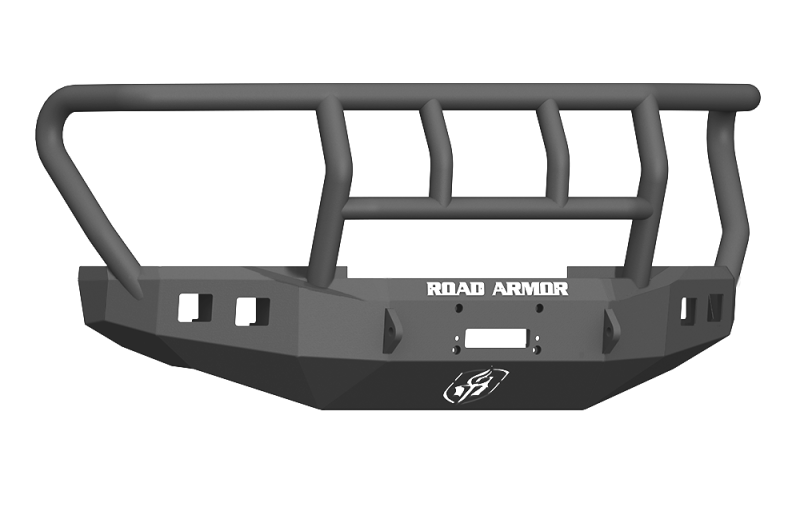 Road Armor 17-20 Ford F-250 Stealth Front Winch Bumper w/Titan II Standard Flare - Tex Blk Road Armor