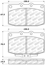 Load image into Gallery viewer, StopTech Performance 89-95 Mazda RX7 Front Brake Pads - eliteracefab.com