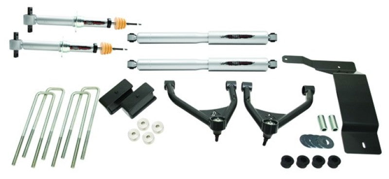 Belltech 14-16 Silverado / Sierra 1500 4WD Ext & Crew Cab 4in Trail Perf Lift Kit - eliteracefab.com