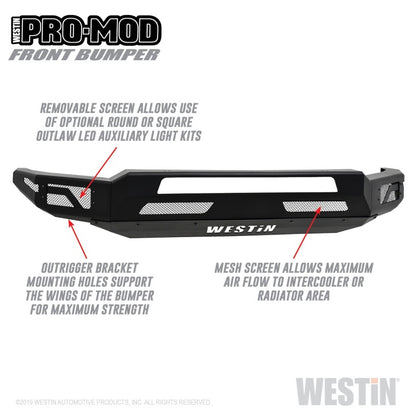 Westin 18-19 Ford F-150 Pro-Mod Front Bumper Westin