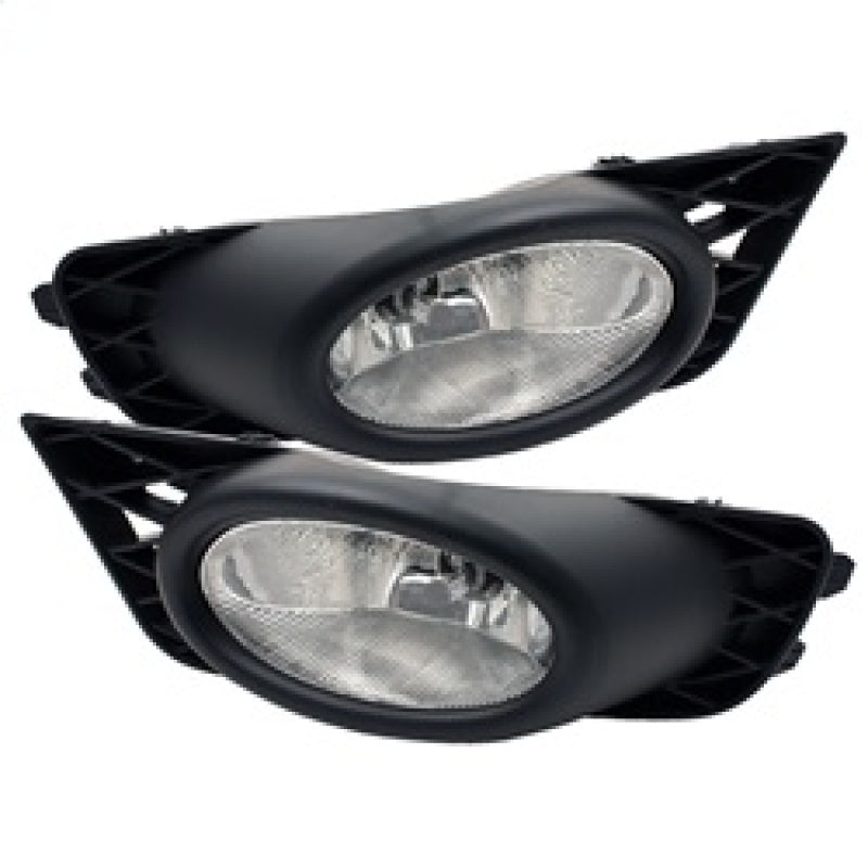 Spyder Honda Civic 09-11 4Dr OEM Fog Lights W/Switch- Clear FL-CL-HC09-4D-C - eliteracefab.com