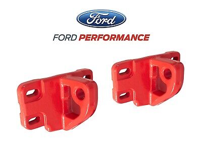 Ford Racing 2021+ Bronco Front Bumper Tow Hooks - Red (Pair) - eliteracefab.com