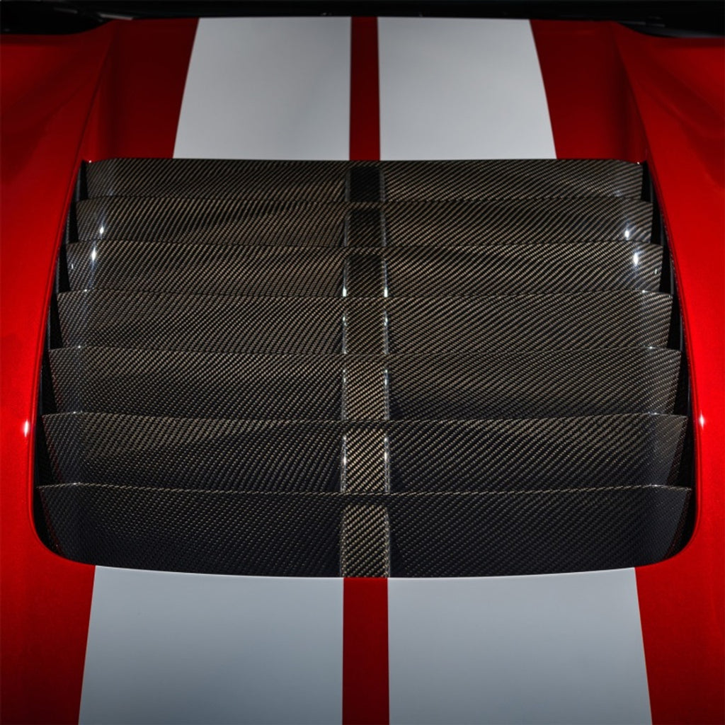 Ford Racing 20-21 Mustang GT500 Carbon Fiber Hood Vent Kit - eliteracefab.com