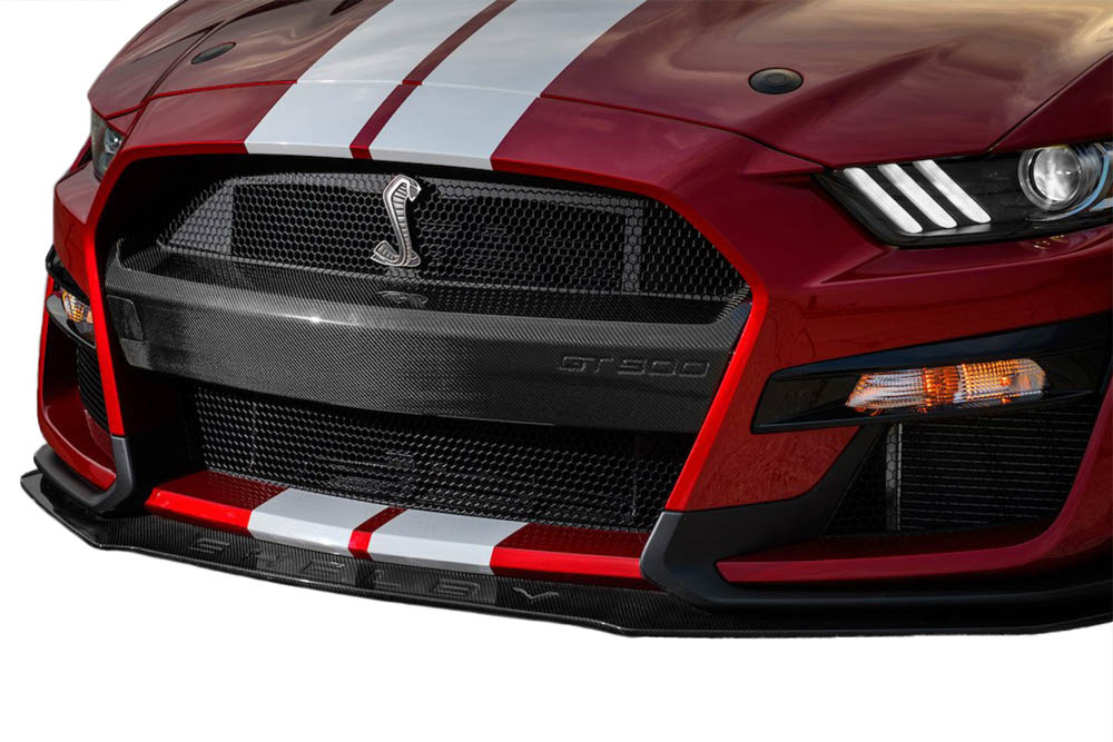 Ford Racing 20-21 Mustang GT500 Carbon Fiber Bumper Insert - eliteracefab.com