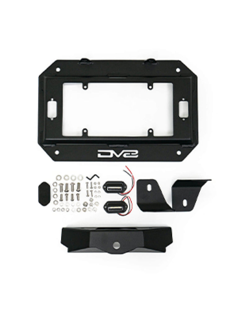 DV8 Offroad 18-22 Jeep Wrangler JL Spare Tire Delete Kit w/Light Mounts DV8 Offroad