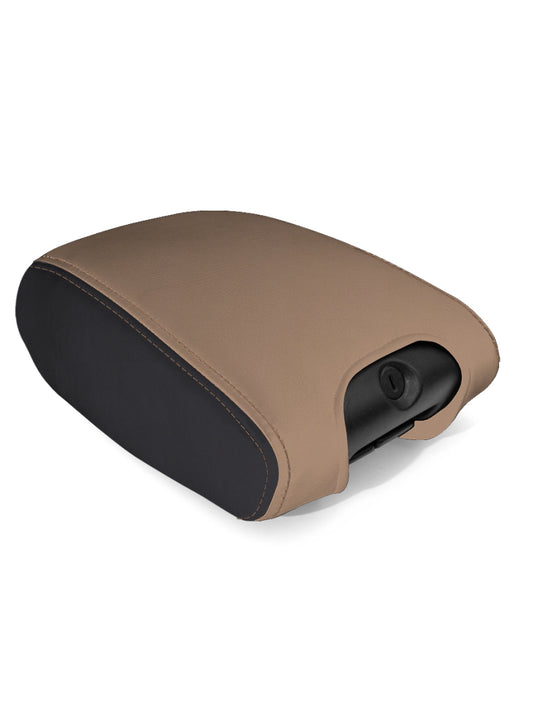 PRP 11-18 Jeep Wrangler JK/JKU Center Console Cover - Black/Tan B104-04
