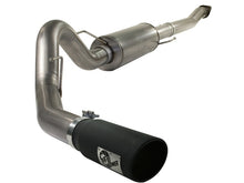 Load image into Gallery viewer, aFe MACHForce XP Exhaust Cat-Back SS-409 4in Black Tip 11-12 Ford F-150 EcoBoost V6-3.5L (tt) - eliteracefab.com