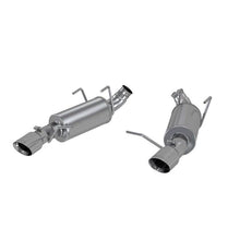 Load image into Gallery viewer, MBRP 11-14 Ford Mustang V6 3in. Dual Muffler Axle Back Split Rear Exhaust System AL - eliteracefab.com