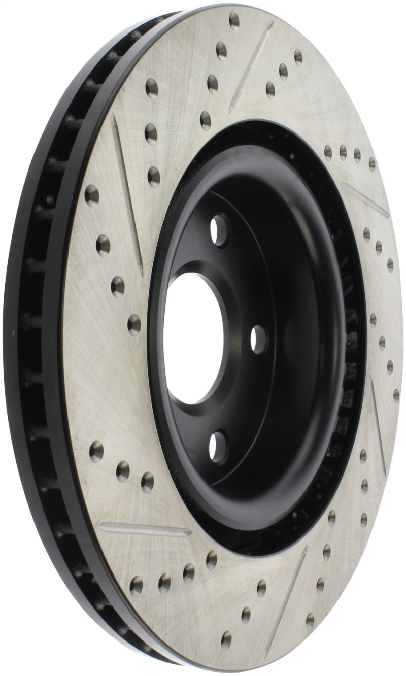 StopTech 08-09 Pontiac G8 Slotted & Drilled Front Left Rotor Stoptech