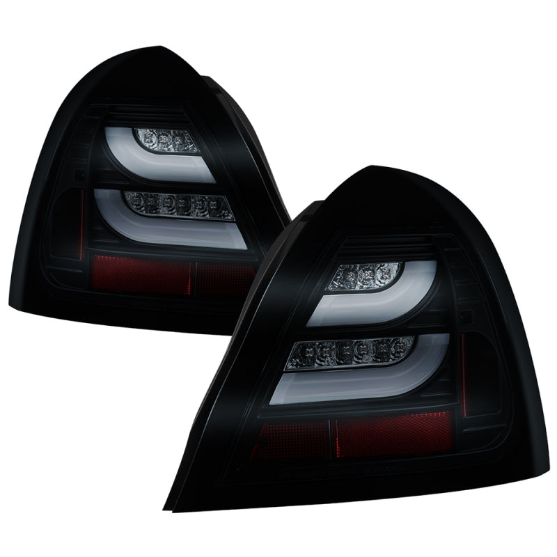 Spyder 04-08 Pontiac Grand Prix Light Bar LED Tail Light - Black Smoke (ALT-YD-PGP04-LED-BSM) - eliteracefab.com
