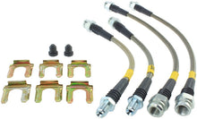 Load image into Gallery viewer, STOPTECH 91-99 MITSUBISHI 3000GT STAINLESS STEEL REAR BRAKE LINES, 950.46505 - eliteracefab.com