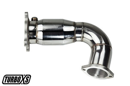 TURBOXS FRONT PIPE WITH CATALYTIC CONVERTER SUBARU WRX; 2015-2017 - eliteracefab.com