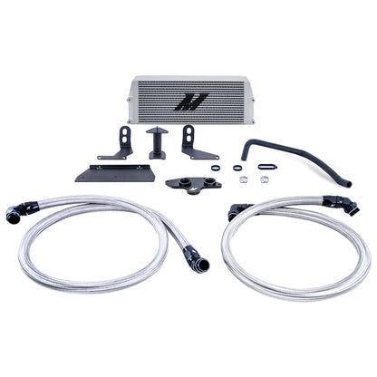 Mishimoto 11-19 Ford 6.7L Powerstroke Performance Oil Cooler Kit - Silver - eliteracefab.com