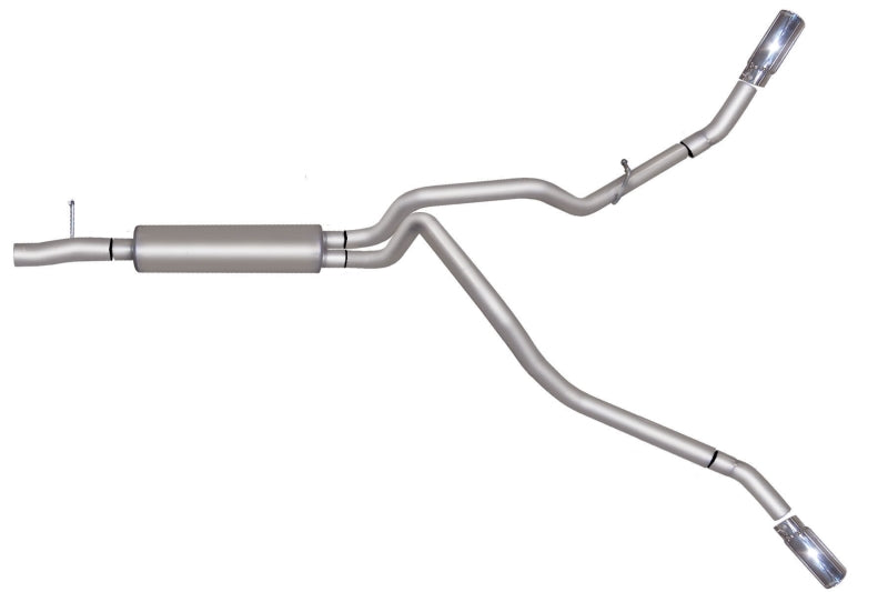 Gibson 08-09 Ford F-250 Super Duty FX4 5.4L 2.5in Cat-Back Dual Extreme Exhaust - Stainless Gibson