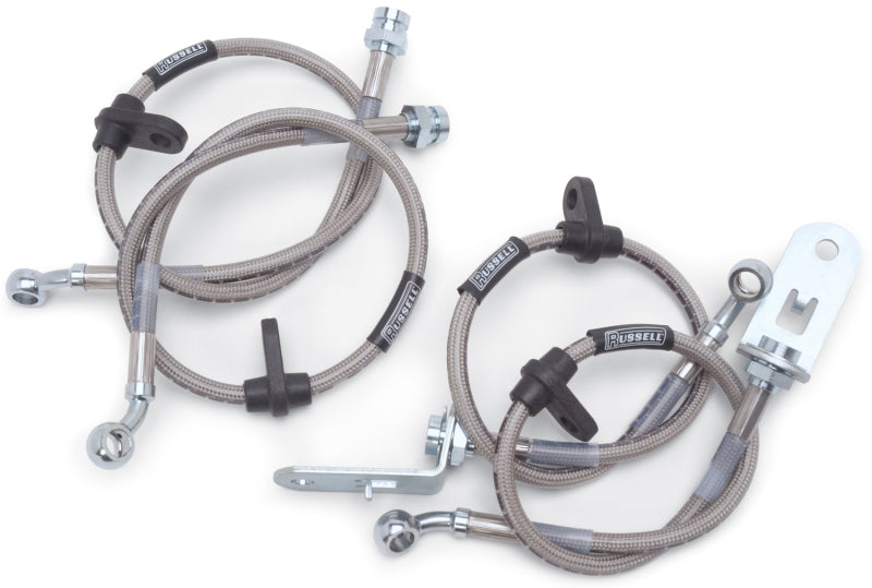 Russell Performance 05-06 Ford F-250/350 Super Duty 4WD with 6in Lift Brake Line Kit - eliteracefab.com