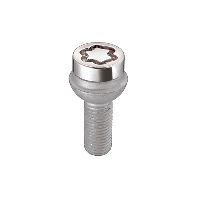 McGard Wheel Lock Bolt Set - 4pk. (Radius Seat) M14X1.5 / 17mm Hex / 27.0mm Shank Length - Chrome - eliteracefab.com