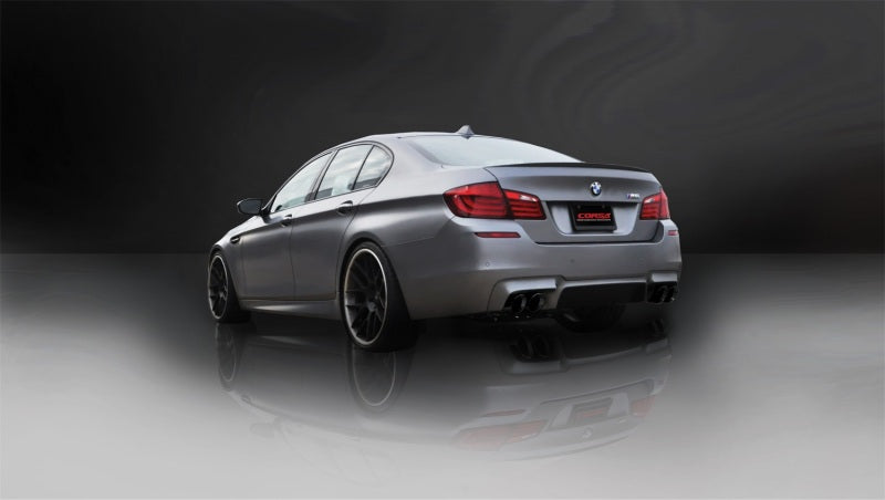 Corsa 12-13 BMW M5 F10 Black Sport Axle-Back Exhaust CORSA Performance