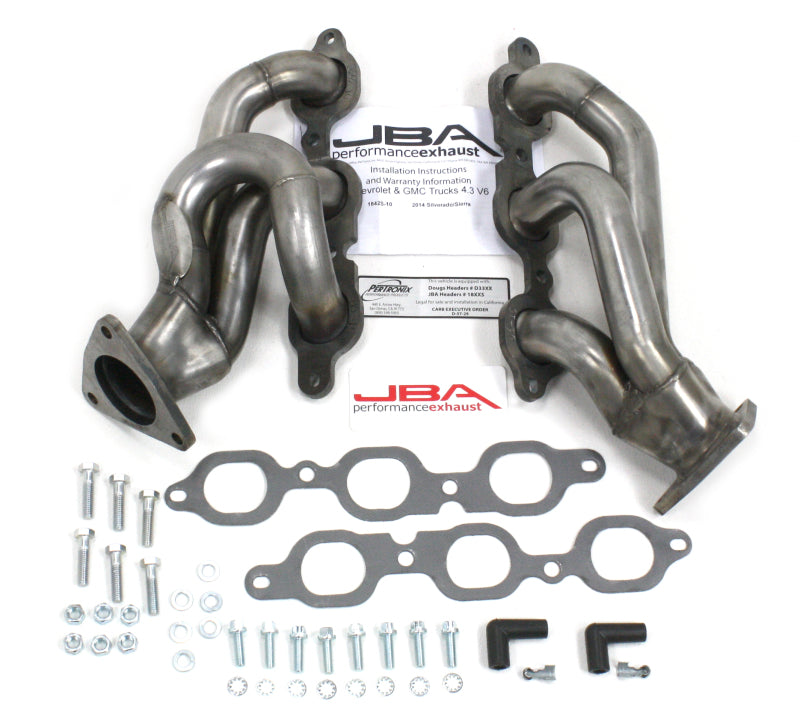 JBA 1842S-10 | 14-20 GM TRUCK 4.3L V6 1-5/8IN PRIMARY RAW 409SS CAT4WARD HEADER; 2014-2020 - eliteracefab.com