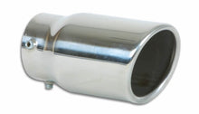 Load image into Gallery viewer, Vibrant 3in Round SS Bolt-On Exhaust Tip (Single Wall Angle Cut Rolled Edge) - eliteracefab.com