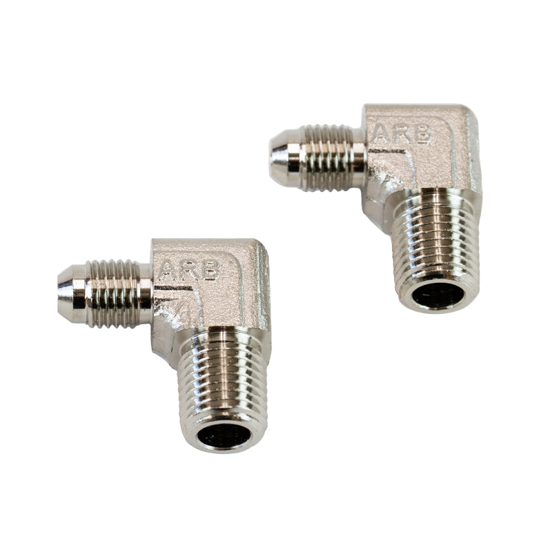 ARB 90 Elbow Jic4M 1/4NptM 2Pk - eliteracefab.com