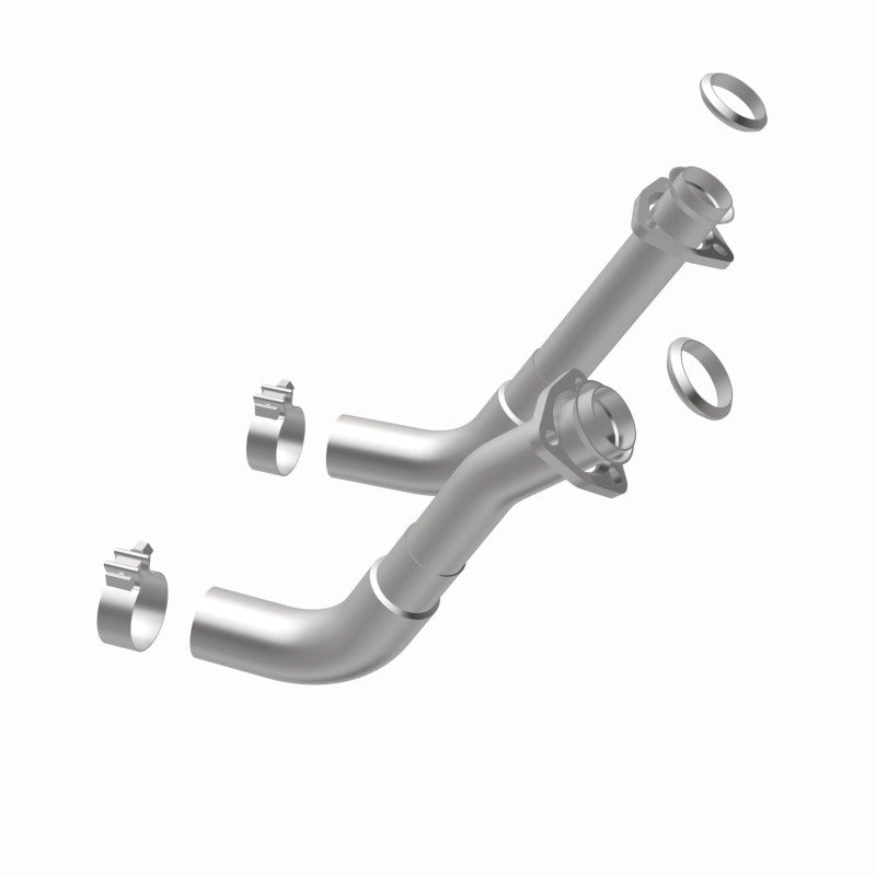MagnaFlow 66-72 Chevy C10 Pickup V8 2-Piece Front Exhuast Pipe Kit (2in Tubing/Clamps/Inlet Flanges) Magnaflow