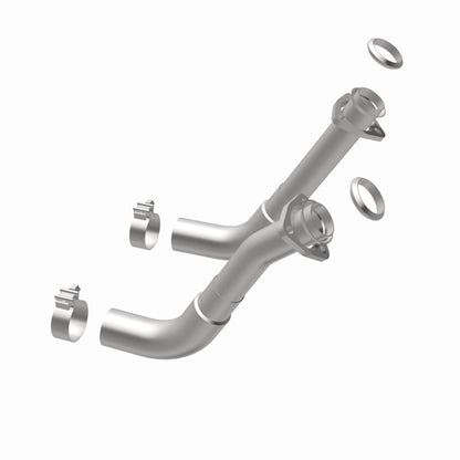MagnaFlow 66-72 Chevy C10 Pickup V8 2-Piece Front Exhuast Pipe Kit (2in Tubing/Clamps/Inlet Flanges) Magnaflow