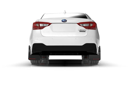 Rally Armor 20-22 Subaru Legacy Black UR Mud Flap w/ Grey Logo - eliteracefab.com