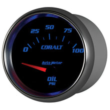 Load image into Gallery viewer, Autometer Cobalt 66.7mm 0-100 PSI Oil Pressure Gauge