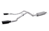 Gibson 19-23 Ford Ranger 2.3L, 2.5in Stainless Black Elite Dual Split Exhaust - 69550B