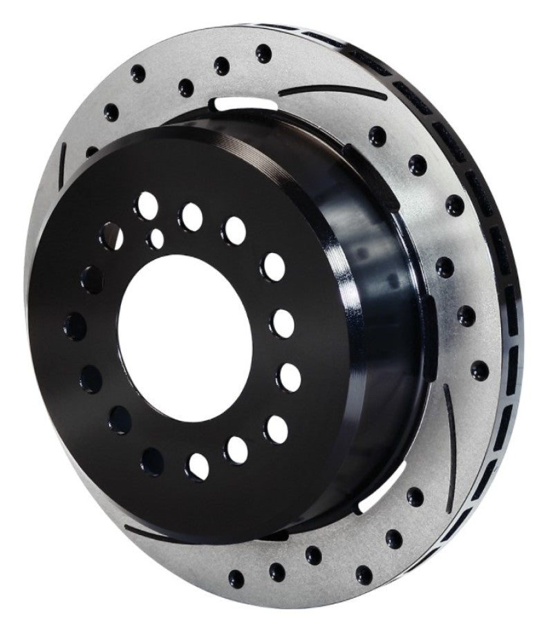 Wilwood Rotor-1.91in Offset-SRP-BLK-Drill-LH 12.19 x .810 - 5 Lug 3.12in Reg-C10 Wilwood