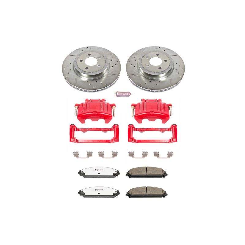 Power Stop 05-08 Dodge Magnum Front Z26 Street Kit w/Cals PowerStop