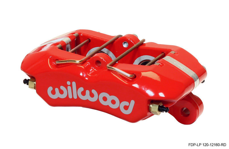 Wilwood Caliper-Dynapro Low-Profile 5.25in Mount - Red 1.12in Pistons .81in Disc Wilwood