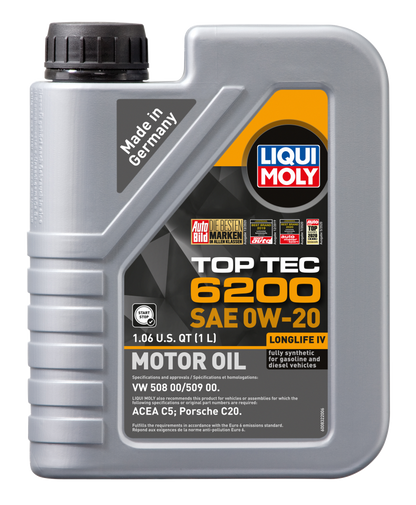 LIQUI MOLY 1L Top Tec 6200 Motor Oil 0W20 LIQUI MOLY