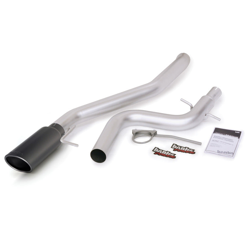 Banks Power 09-10 VW Jetta 2.0L TDI Monster Exhaust System - SS Single Exhaust w/ Black Tip - eliteracefab.com