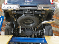 aFe LARGE BORE HD 5in 409-SS DPF-Back Exhaust w/Polished Tip 2017 Ford Diesel Trucks V8 6.7L (td) - eliteracefab.com
