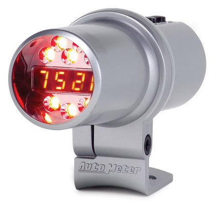 Autometer Shift Light Level 2 DPSS Digital w/ Multi-Color LED Silver Pedestal Mount 5349