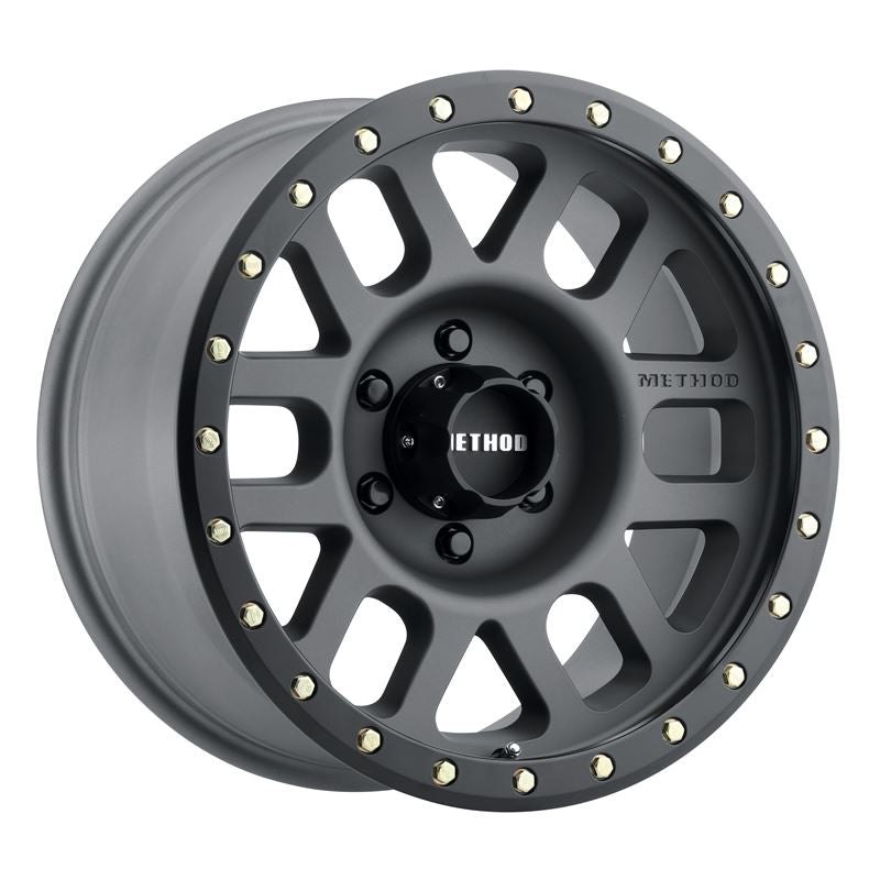 Method Race Wheels MR309 Grid, 17x8.5, 0mm Offset, 6x5.5, 108mm Centerbore, Titanium/Black Street Loc - eliteracefab.com