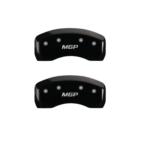MGP 4 Caliper Covers Engraved Front & Rear MOPAR Red finish silver ch MGP