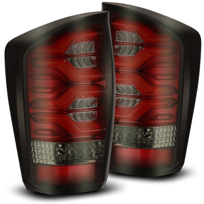 AlphaRex 16-20 Toyota Tacoma PRO-Series LED Tail Lights Red Smoke - eliteracefab.com