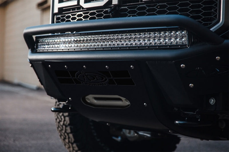 Addictive Desert Designs 17-18 Ford F-150 Raptor Stealth R Front Bumper w/ Winch Mount Addictive Desert Designs