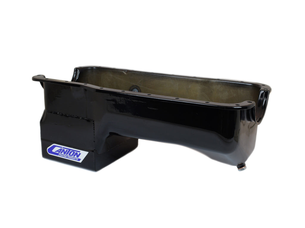 Canton 15-670BLK Oil Pan For Ford 351W Fox Body Mustang Deep Rear Sump Pan - eliteracefab.com